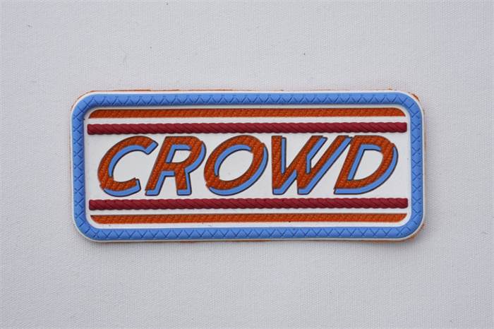 silicone embossed patch