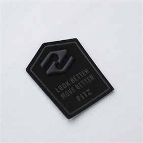 silicone embossed patch