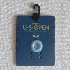 Paper hangtag with matt finish