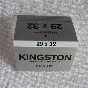 Paper hangtag with matt finish