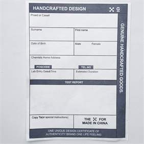 Rotary Printed Label