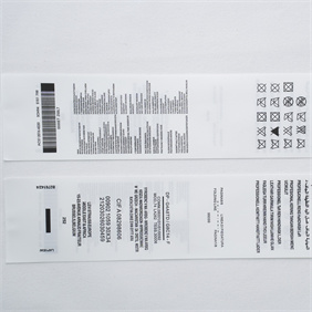 Rotary Printed Label