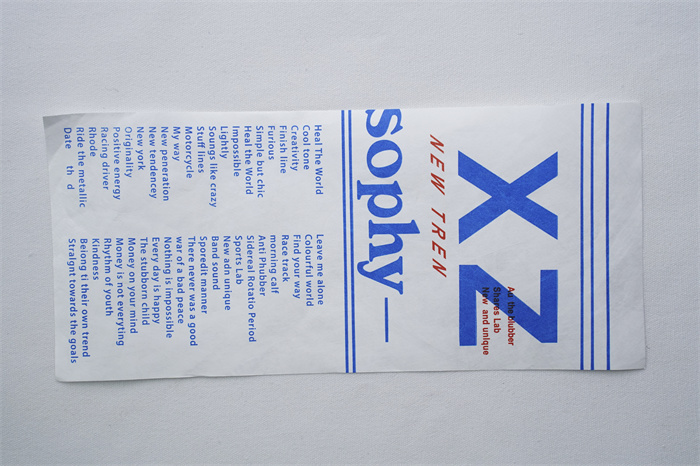 Rotary Printed Label