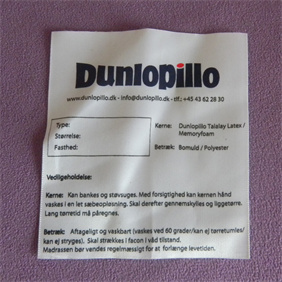 Rotary Printed Label