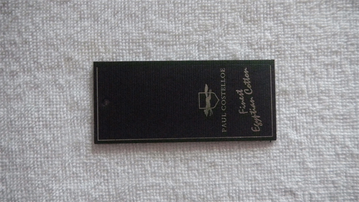 Black card tag