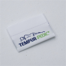 Woven Label with loop fold