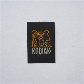 Woven Label with straight cut
