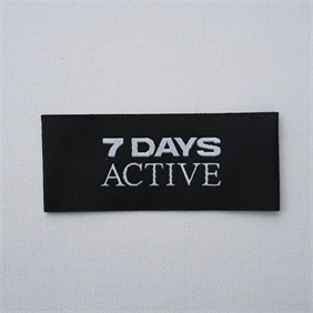 Woven Label with end fold