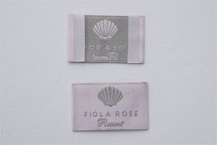 Woven Label with end fold