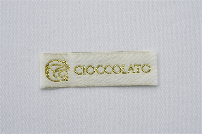 Woven Label with end fold