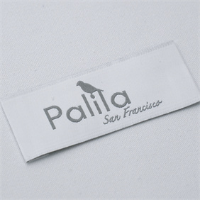 Woven Label with end fold