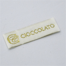 Woven Label with end fold