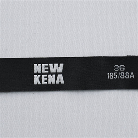 Woven Label with end fold
