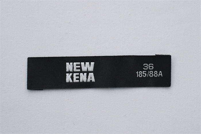 Woven Label with end fold