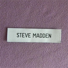 Woven Label with end fold