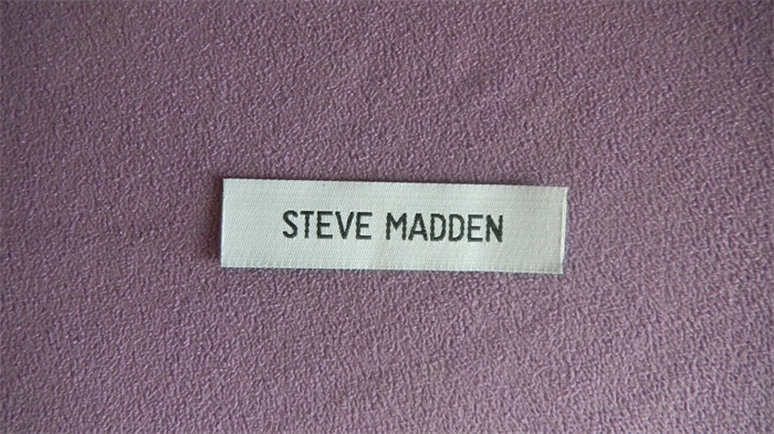 Woven Label with end fold